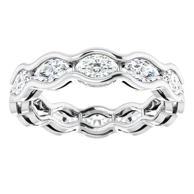 Adjustable Women's Diamond Rings with a Flexible Band for a Comfortable and Custom Fit2.40 ct. Marquise Diamond Eternity Band