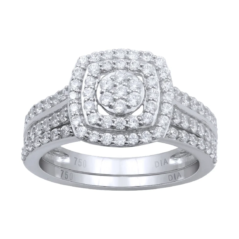 Marquise - Cut Women's Diamond Rings in Palladium for a Unique and Elongated Shape18K WG Engagement Diamond Ring-1pc