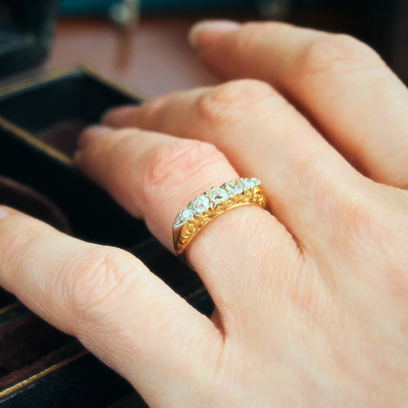 Women's Infinity Symbol Rings in Rose Gold for a Romantic TouchAn Adorable Antique Edwardian Diamond Band Ring