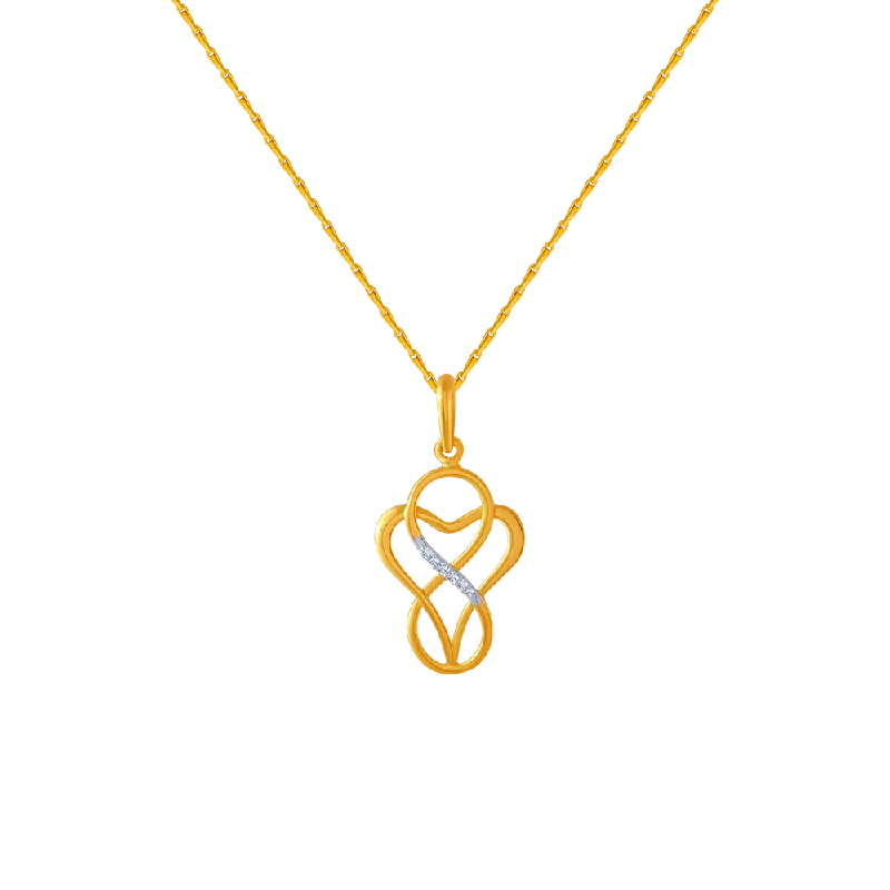 Marquise - Cut Women's Diamond Rings in Palladium for a Unique and Elongated Shape14KT (585) Yellow Gold And American Diamond Pendant For Women