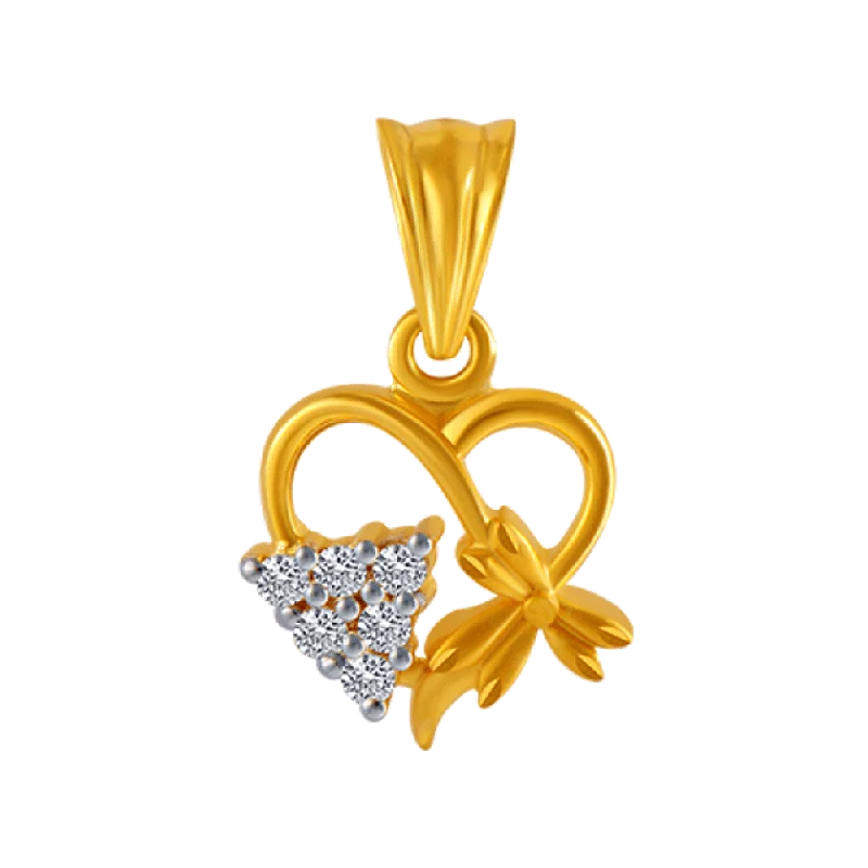 Princess - Cut Women's Diamond Rings in White Gold with a High - Clarity Diamond for a Modern Look14KT (585) Yellow Gold And American Diamond Pendant For Women