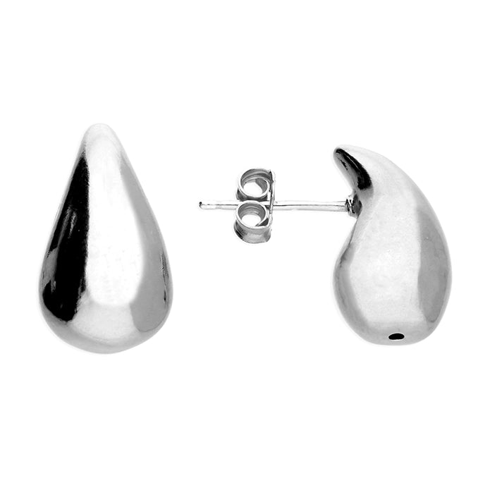 Kids' Plastic Animal - Shaped Stud Earrings in Bright Colors for a Fun and Safe AccessorySterling Silver Pear Drop Stud Earrings