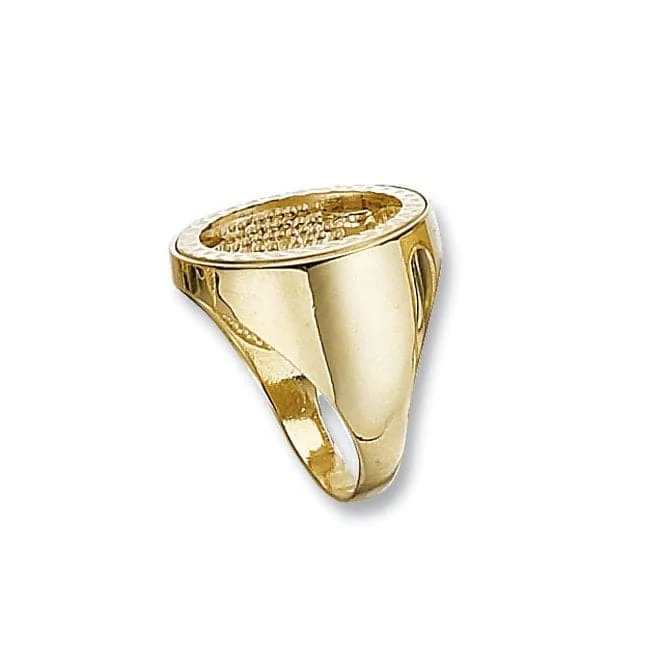 LED - Lit Fashion Rings in Plastic with Color - Changing Effects for a Futuristic Look9ct Yellow Gold Half Sov Plain Sides Coin Mount Ring RN365H