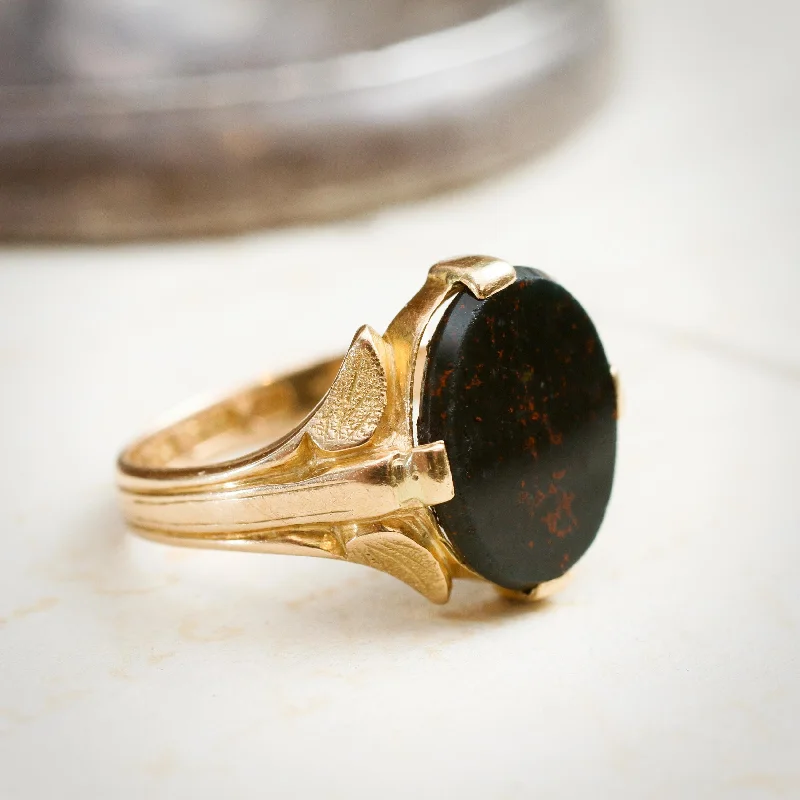 Women's Infinity Symbol Rings in Rose Gold for a Romantic TouchDate 1900 Art Nouveau Bloodstone Signet Ring