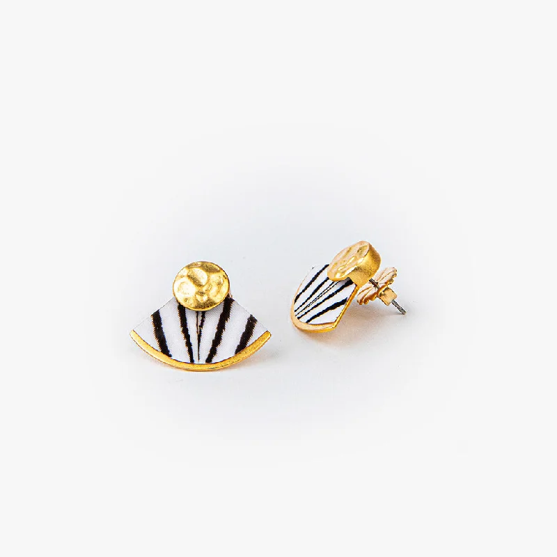 Vintage - Inspired Filigree - Worked Stud Earrings in Gold - Tone for an Antique AestheticCissy Stud Earring