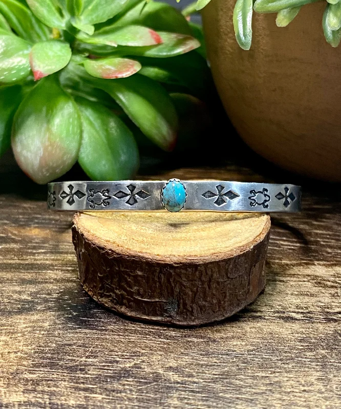 Rose Gold - Toned Women's Cuff Bracelets with Cubic Zirconia for a Glamorous LookB. Shorty Kingman Turquoise & Sterling Silver Cuff Bracelets