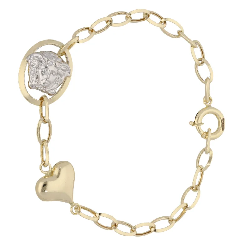 Bangle Bracelets with Adjustable Screw - Closures for a Secure FitNew 14ct Gold Fancy Bracelet