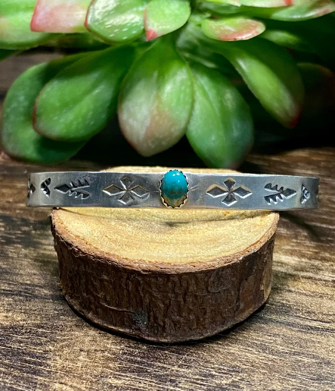 Enamel - Painted Women's Cuff Bracelets in Bold Colors for a Pop of ColorB. Shorty Kingman Turquoise & Sterling Silver Cuff Bracelets