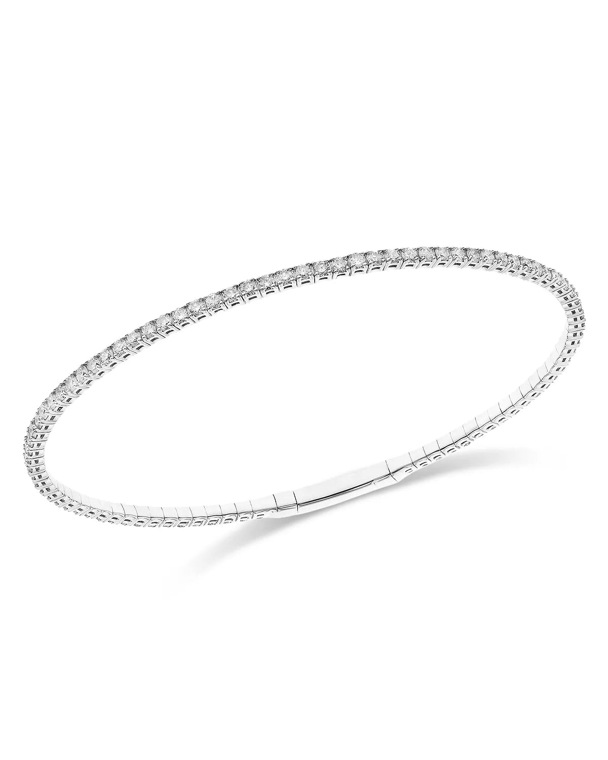 Stretch Bangle Bracelets with Elastic Cord for a Comfortable FitDiamond Flex Bangle