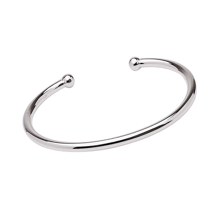 Adjustable Bangle Bracelets with Magnetic Closures for Easy Wear and RemovalMen's Slim Torque Bangle | 4mm Solid Sterling Silver Bar Bangle