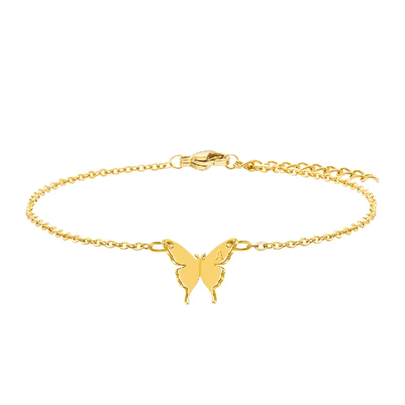 Women's Cuff Bracelets with Hamsa Hand Charms for Protection and Good LuckJoycuff Butterfly Anklet