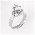 Oval Cut Engagement Rings in Palladium with a Hidden Halo for a Surprise SparkleCubic Zirconia Engagement Ring 1 Carat Round Center Eternity Symbol Pave 14K White Gold