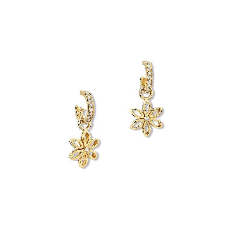 Heart - Shaped Engagement Rings in 14K Pink Gold for a Romantic ProposalFleur de Lys Earring Drops Yellow Gold - Diamond