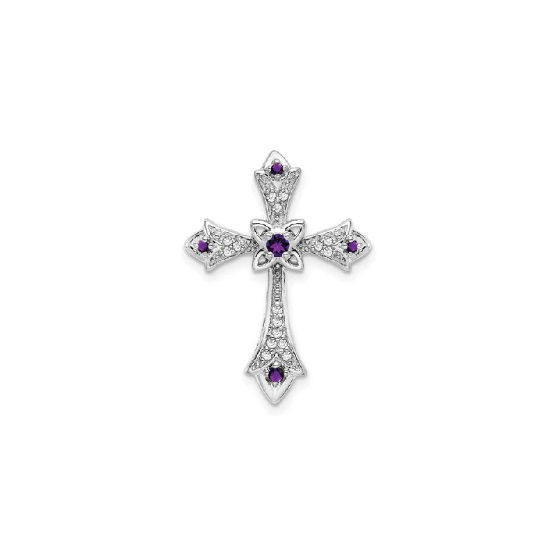 3D - Printed Polymer Clay Animal - Print Pendant for a Fun and Quirky AccessoryAmethyst and Diamond Fleur de Lis Cross Pendant (14K)