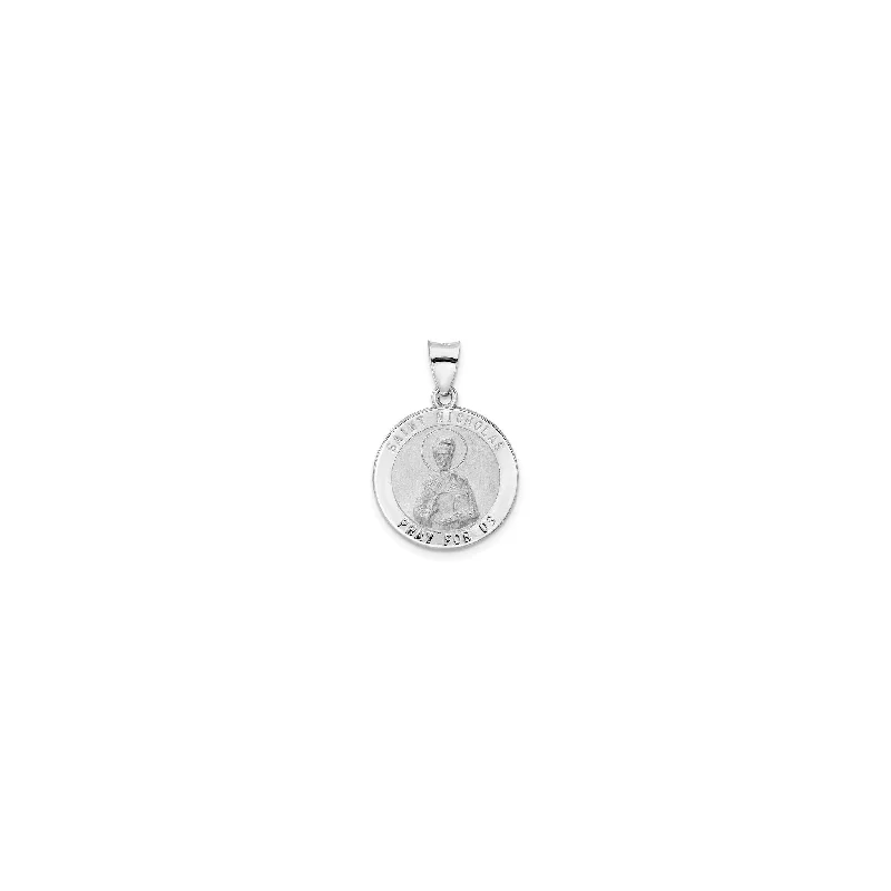 Saint Nicholas Lightweight Satin Medal (14K)