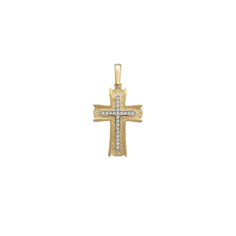 Water - Resistant Stainless Steel Diving - Themed Pendant for DiversZirconia Cross Pendant (14K)