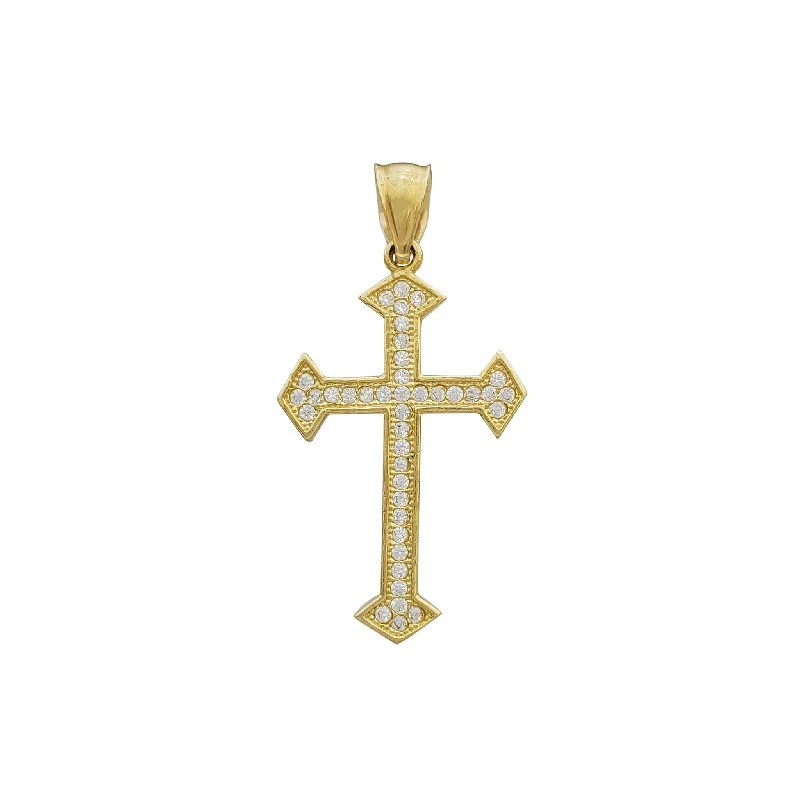 Hand - Carved Jade Buddha Pendant for Spiritual and Cultural SignificanceZirconia Edged Cross Pendant (14K)